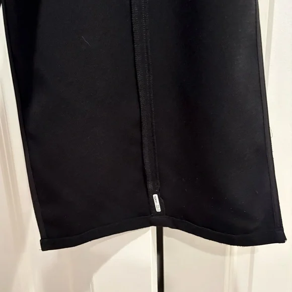 Atoir Reformation Jana Bow Dress Size 6 Slit Black and Cream Black Tie Formal - Picture 11 of 14